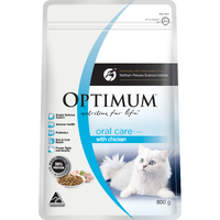 Optimum Adult Oral Care Dry Cat Food Chicken Flavour 800g image