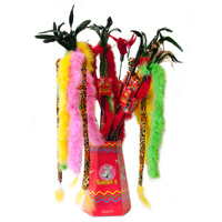 Pet-Rite Cat Tickler Interactive Play Cat Toy with Display Stand 24 Pack image