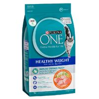 Purina One Adult 1+ Healthy Weight Dry Cat Food Real Chicken 1.4kg image