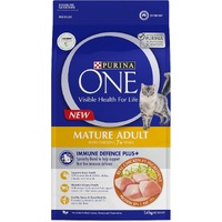 Purina One Mature Adult 7+ Years Dry Cat Food with Chicken 1.4kg image