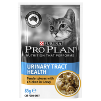 Pro Plan Adult Urinary Tract Health Wet Cat Food Chicken Tender 12 x 85g image