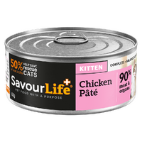 Savour Life Kitten Complete & Balanced Wet Cat Food Chicken Pate 12 x 85g image