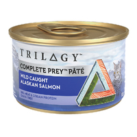 Trilogy Complete Prey Pate Grain Free Wet Cat Food Alaskan Salmon 24 x 85g image