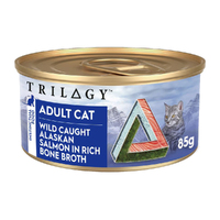 Trilogy Adult Instinctual Wet Cat Food Salmon in Bone Broth 24 x 85g image