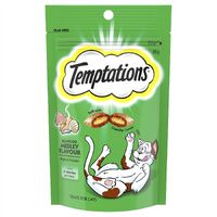 Temptations Seafood Medley High Protein Cat Treats Resealable Pack 85g image