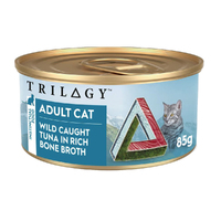Trilogy Adult Instinctual Wet Cat Food Tuna in Bone Broth 24 x 85g image