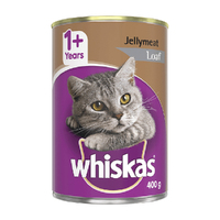 Whiskas Adult 1+ Years Wet Cat Food w/ Jellymeat Loaf 400g x24 image