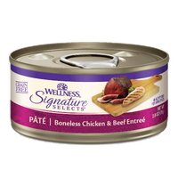 Wellness Core Signature Selects Wet Cat Food Pate Chicken & Beef Entree 12 x 79g image