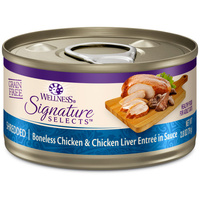 Wellness Core Signature Selects Cat Food Chicken w/ Chicken Liver Entree 12x 79g image