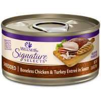 Wellness Core Signature Selects Wet Cat Food Chicken & Turkey Entree 12 x 79g image