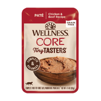 Wellness Core Tiny Tasters Wet Cat Food Pate Chicken & Beef 12 x 50g image