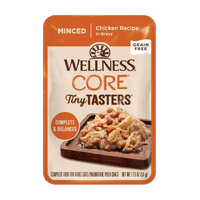 Wellness Core Tiny Tasters Wet Cat Food Minced Chicken Recipe in Gravy 12 x 50g image