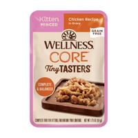 Wellness Core Kitten Tiny Tasters Wet Cat Food Chicken Recipe in Gravy 12 x 50g image