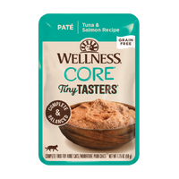 Wellness Core Tiny Tasters Wet Cat Food Pate Tuna & Salmon 12 x 50g image
