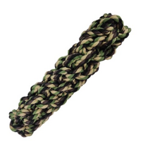MyM8s Camo Rope Knot Bone Interactive Play Durable Dog Toy 25cm image