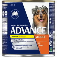 Advance Adult All Breed Wet Dog Food Casserole with Chicken 12 x 700g image