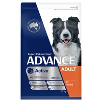 Advance Adult All Breed Active Dry Dog Food Chicken with Rice 13kg image