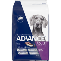 Advance Adult Large Breed Premium Dry Dog Food Lamb with Rice 15kg image