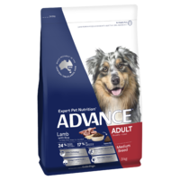 Advance Adult Medium Breed Dry Dog Food Lamb w/ Rice 3kg image