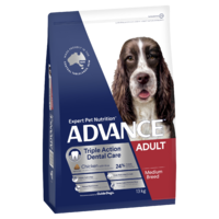 Advance Adult Medium Breed Dental Care Dry Dog Food Chicken w/ Rice 13kg image