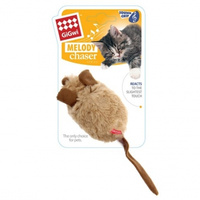 Gigwi Pet Droid Activity Mouse Cat Toy Khaki Brown  image