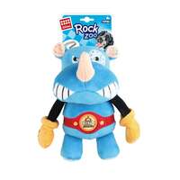 Gigwi Rock Zoo Boxer Rhino Interactive Plush Dog Squeaker Toy Medium Large image