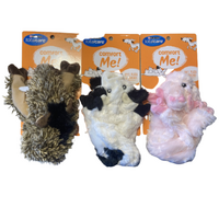 Total Care Softy Interactive Play Pet Dog Squeaker Toy 3 Pack image
