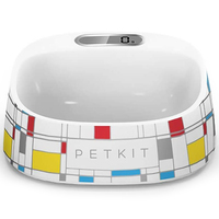 Petkit Smart Digital Pet Antibacterial Bowl Scale Mondrian Print  image