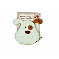 Petface Precious Paws Warm & Cosy Coral Fleece Puppy Heat Cushion image