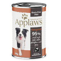 Applaws Wet Dog Food Grain Free Pate Kangarooo w/ Pumpkin & Peas 12 x 370g image