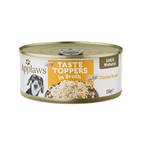 Applaws Taste Toppers in Broth Wet Dog Food Chicken Breast 16 x 156g image