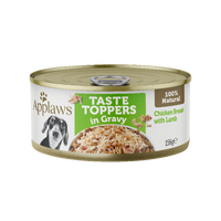 Applaws Taste Toppers in Gravy Wet Dog Food Chicken Breast with Lamb 16 x 156g image