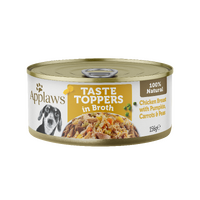 Applaws Taste Toppers in Broth Wet Dog Food Chicken Breast with Pumpkin 16x 156g image