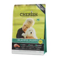 Cherish Playful Puppy Small Bites Dry Dog Food Australian Chicken & Salmon 3kg image