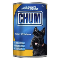 Chum With Chicken Flavour Adult Dog Food 1.2kg x 12  image