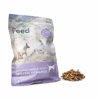 Feed For Thought Air-Dried Whole Insect Protein Rewards Dog Training Treats 200g image