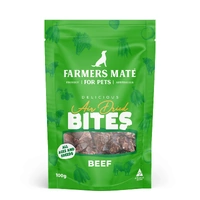 Farmers Mate All Ages & Breeds Air Dried Bites Dog Training Treats Beef 100g image