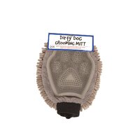 Dog Gone Smart Dirty Dog Grooming Mitt Mist Grey 25 x 17cm image