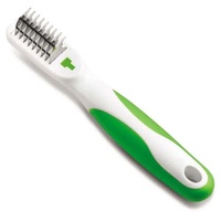 Andis Heavy Duty Stainless Steel Dematting Tool White Lime Green image