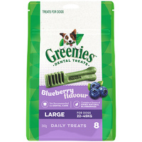 Greenies Blueberry Flavour Large Dogs Dental Treats 22-45kg 340g image