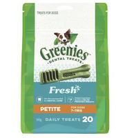 Greenies Fresh Mint Petite Dogs Dental Treats 7-11kg 340g image