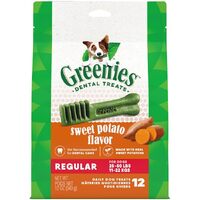 Greenies Dental Treats Sweet Potato for Regular Dogs 11-22kgs 340g image