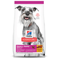 Hills Adult 7+ Small Paws Dry Dog Food Chicken Meal Barley & Brown Rice 1.5kg image