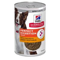 Hills Adult Perfect Digestion Wet Dog Food with Chicken & Vegetables 12 x 363g image