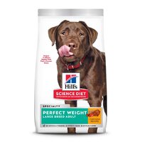 Hills Adult Large Breed Perfect Weight Dry Dog Food Chicken Recipe 11.34kg image