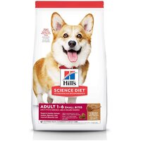 Hills Adult 1+ Small Bites Dry Dog Food Lamb Meal & Brown Rice 7.03kg image