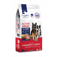 Hypro Premium Active Adult All Breeds Dry Dog Food Kangaroo & Turkey 20kg image