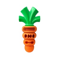 Happy Staffy Co Chomp Carrot Durable Dental Pet Dog Chew Toy image