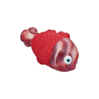 Happy Staffy Co Squeaky Fish Interactive Play Dog Squeaker Toy image