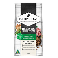 Ivory Coat Adult All Breeds Dry Dog Food Lamb & Brown Rice 15kg image